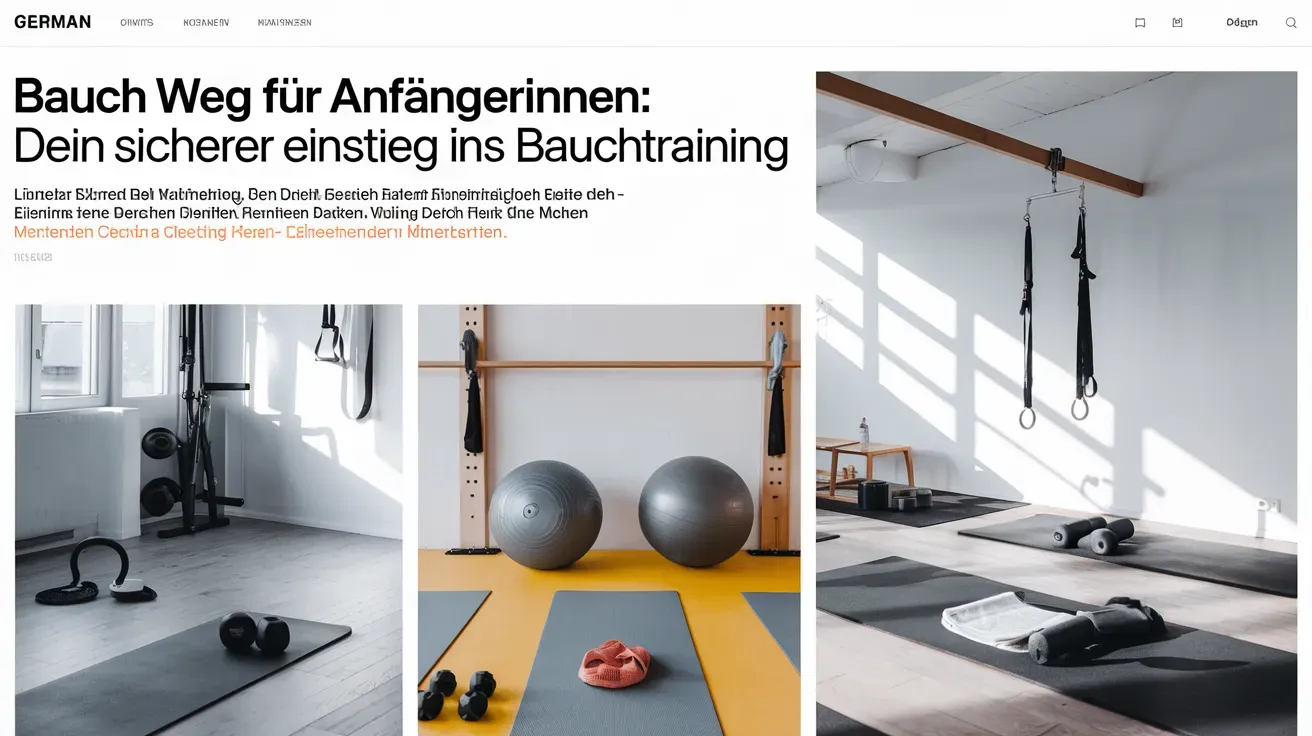 Bauch weg für Anfängerinnen: Dein sicherer Einstieg ins Bauchtraining